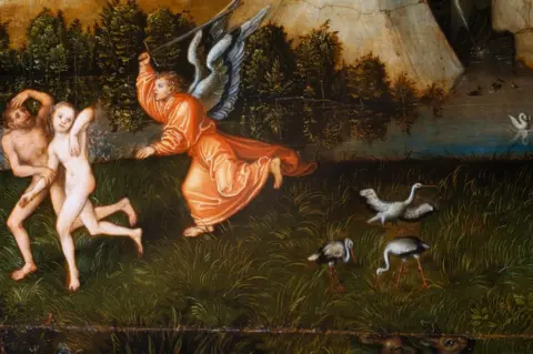 Francis G. Mayer/Getty Expulsion of Adam and Eve by Lucas Cranach the Elder