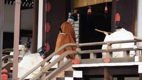 AFP Emperor Akihito in the Imperial Palace