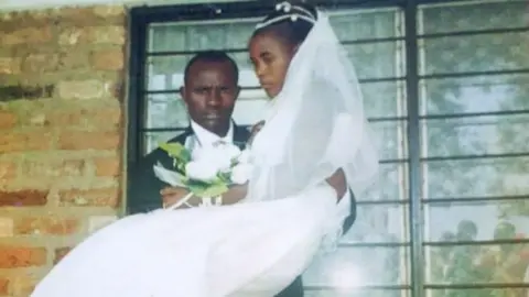 BBC Yankurije and Alfred on their wedding day