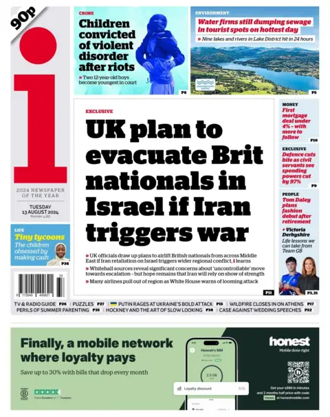  UK plan to evacuate Brit nationals in Israel if Iran triggers war