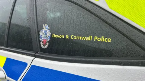 A file photo of a Devon and Cornwall Police car