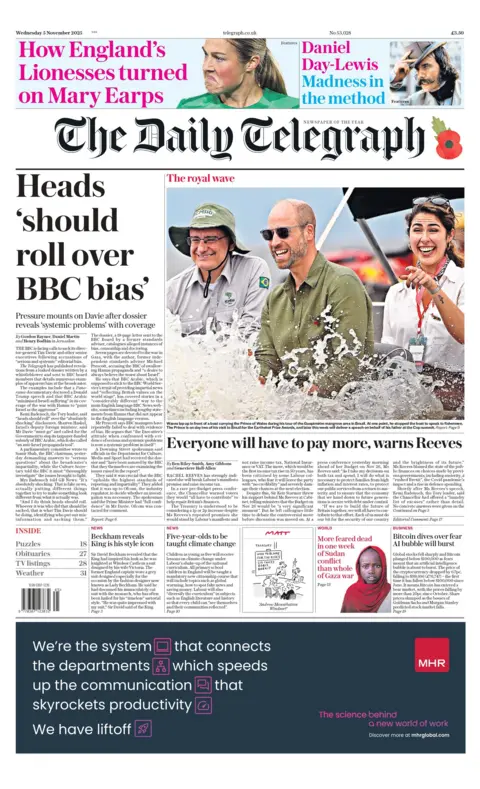 "Heads 'should roll over BBC bias'".