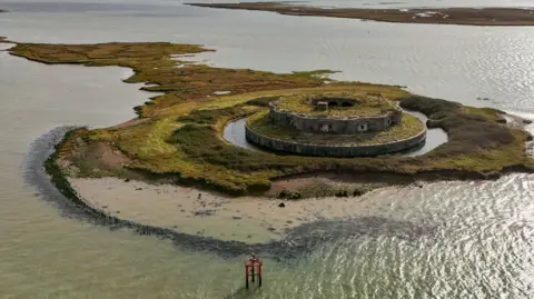An 19th century naval defence fort. 