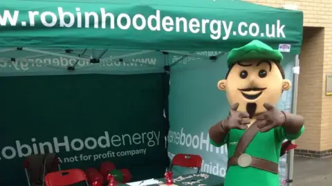 Robin Hood Energy/Facebook A picture of the Robin Hood mascot