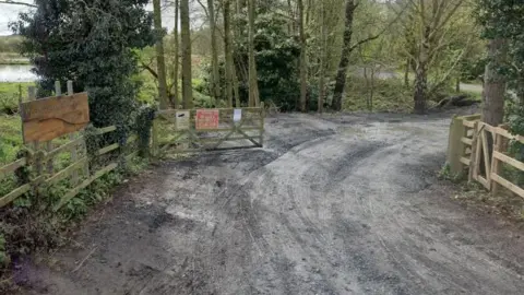 Google An entrance to Wood Lane Nature Reserve, Shropshire