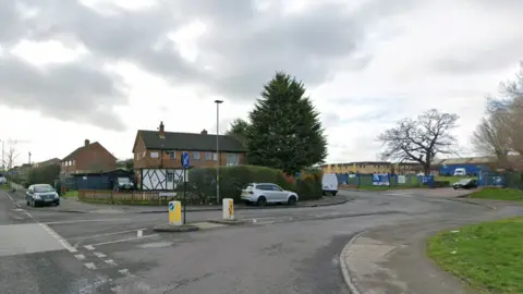 A Google street view image of where the crash took place