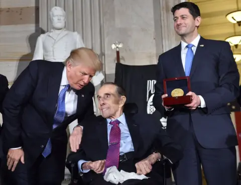 Getty Images Donald Trump, Bob Dole and Paul Ryan