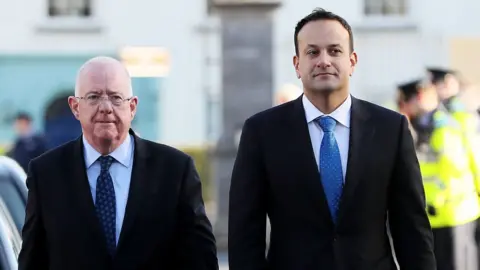 PA Media Justice Minister Charlie Flanagan and Taoiseach Leo Varadkar defended the event