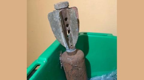 Mortar found in Caythorpe