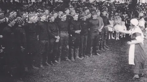 PFC An old photo of the Polperro Fishermen's Choir