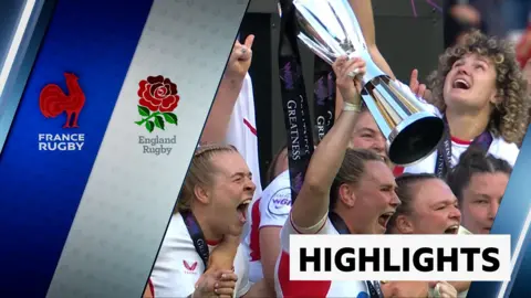 England's women lift the 6 nation 