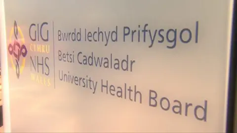 BBC Betsi Cadwaladr Health Board sign