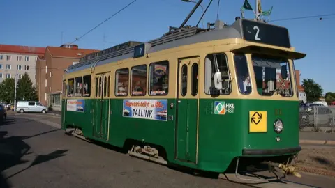 Peter Van den Bossche One of the Helsinki trams which is being given away