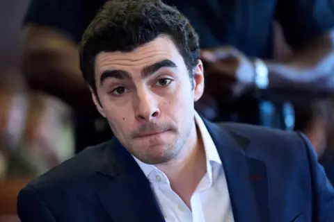 Reuters Luigi Mangione appears for a federal court hearing in New York City in December 