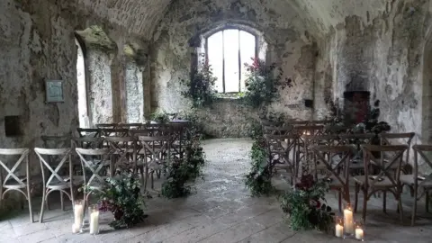 Manorbier Castle The chapel at manorbier castle