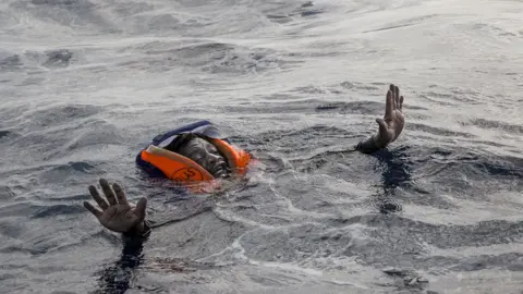 Alessio Paduano Man rescued in the Mediterranean Sea