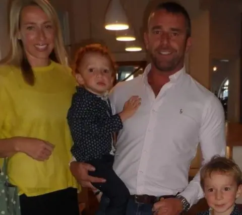 Supplied Helen with her family