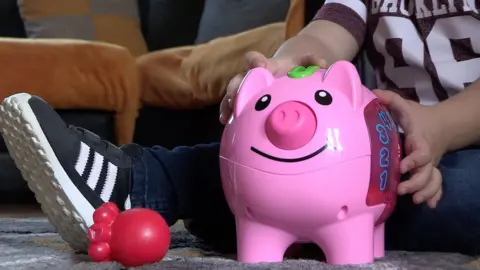 Pink pig toy