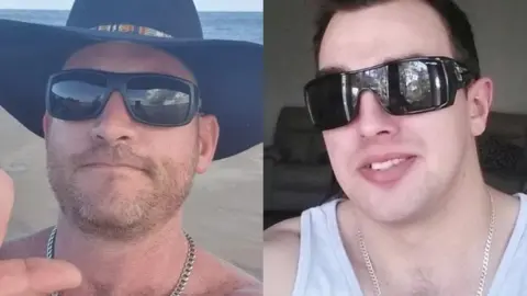 Facebook Dylan Langridge (left) and Trevor Davis died after a Queensland mine collapsed