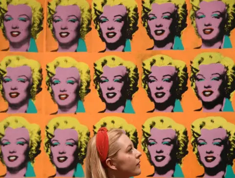 Reuters Warhol's celebrated Marilyn Diptych is part of a retrospective his works at Tate Modern in London