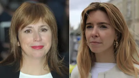 PA/BBC Abi Morgan and Stacey Dooley