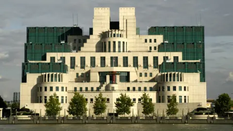 BBC MI6 headquarters in Vauxhall, London