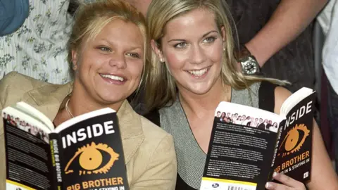 Getty Images Kate Lawler (right) alongside Jade Goody