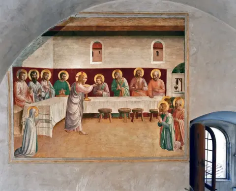 Fra Angelico's restored frescos on show in UK