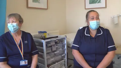 Nurses on Fair Isle