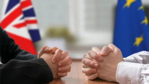 Getty Images Negotiation of Great Britain and European Union
