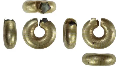 Portable Antiquities Scheme Bronze Age nose ring