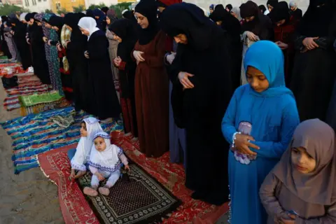 Ibraheem Abu Mustafa / Reuters Prayers in the Gaza Strip