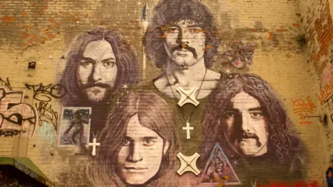 Mural of Black Sabbath