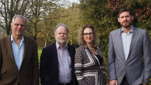 Mid Suffolk Independents (from left to right – Anders Linder, John Whitehead, Lavinia Hadingham, James Caston) 