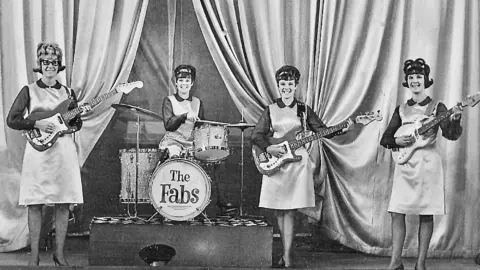 The Fabs The Fabs in a black and white photograph