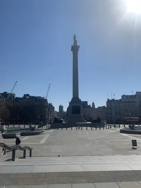 Sophie Raworth Trafalgar Square