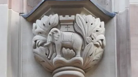 Scott Duffin/Adam Wood Carved elephant