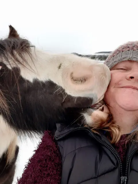 Julie Gifford Horse and her owner
