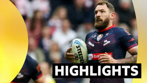 Highlights graphic with St Helens' Daryl Clark