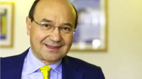 BBC A picture of Toni & Guy co-founder Giuseppe Toni Mascolo