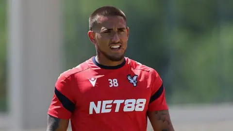 Crystal Palace defender Danny Imray pictured during a friendly match against Millwall