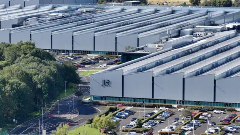 Getty Images An aerial view of Jaguar Land Rover's engine plant in Wolverhampton.