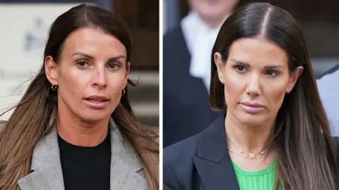 PA Media Coleen Rooney and Rebekah Vardy