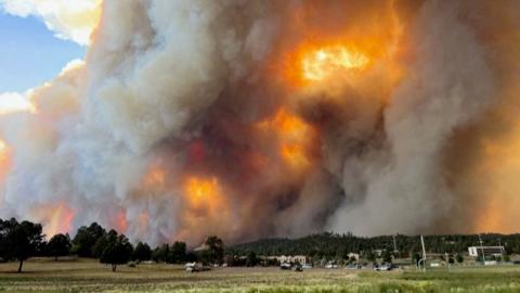 Wildfire in New Mexico 