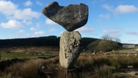 BBC A photo of a stone balance