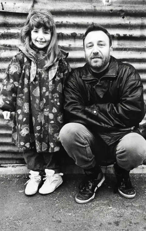 Richard Davis Peter Hook with daughter