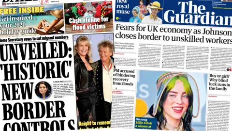 Daily Express and Guardian