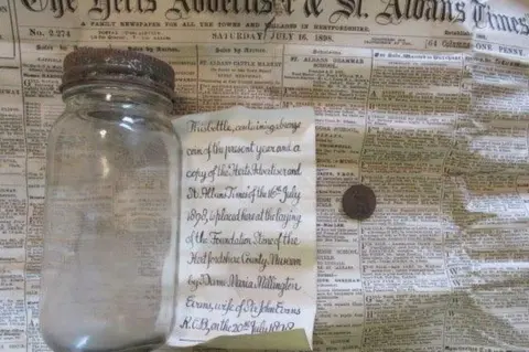 St Albans District Council St Albans Museum time capsule