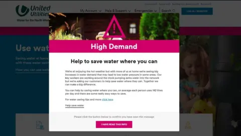 United Utilities A statement on the United Utilities website