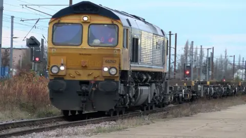 BBC Rail freight train